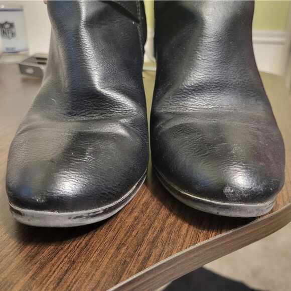 Apt. 9 Dynamic Comfort Advisor Black Block Heel Zip Up Ankle Booties, Size 8.5 - Picture 12 of 13